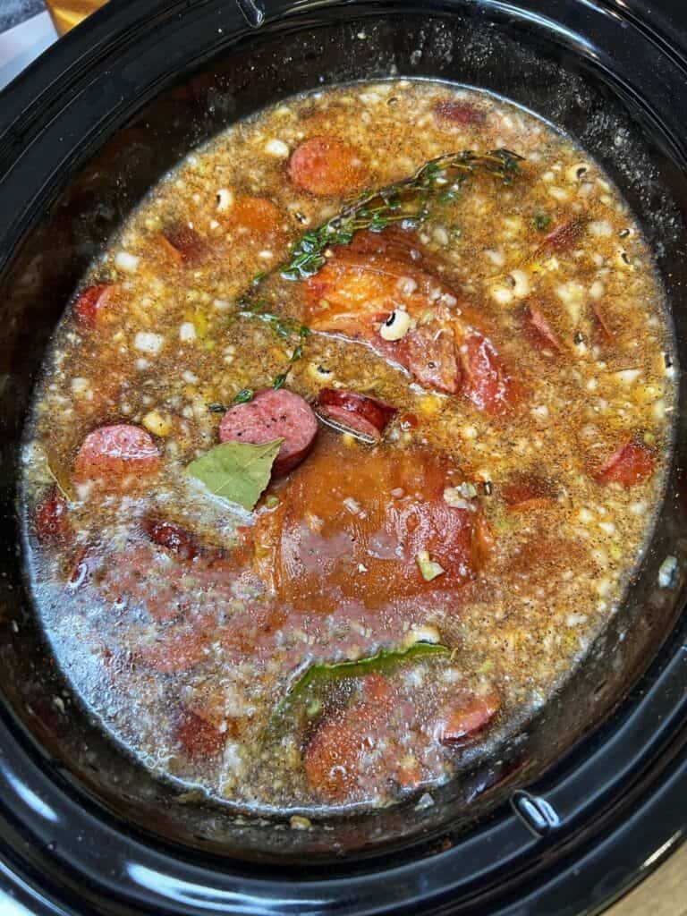 Crockpot Black Eyed Peas Charlotte Fashion Plate