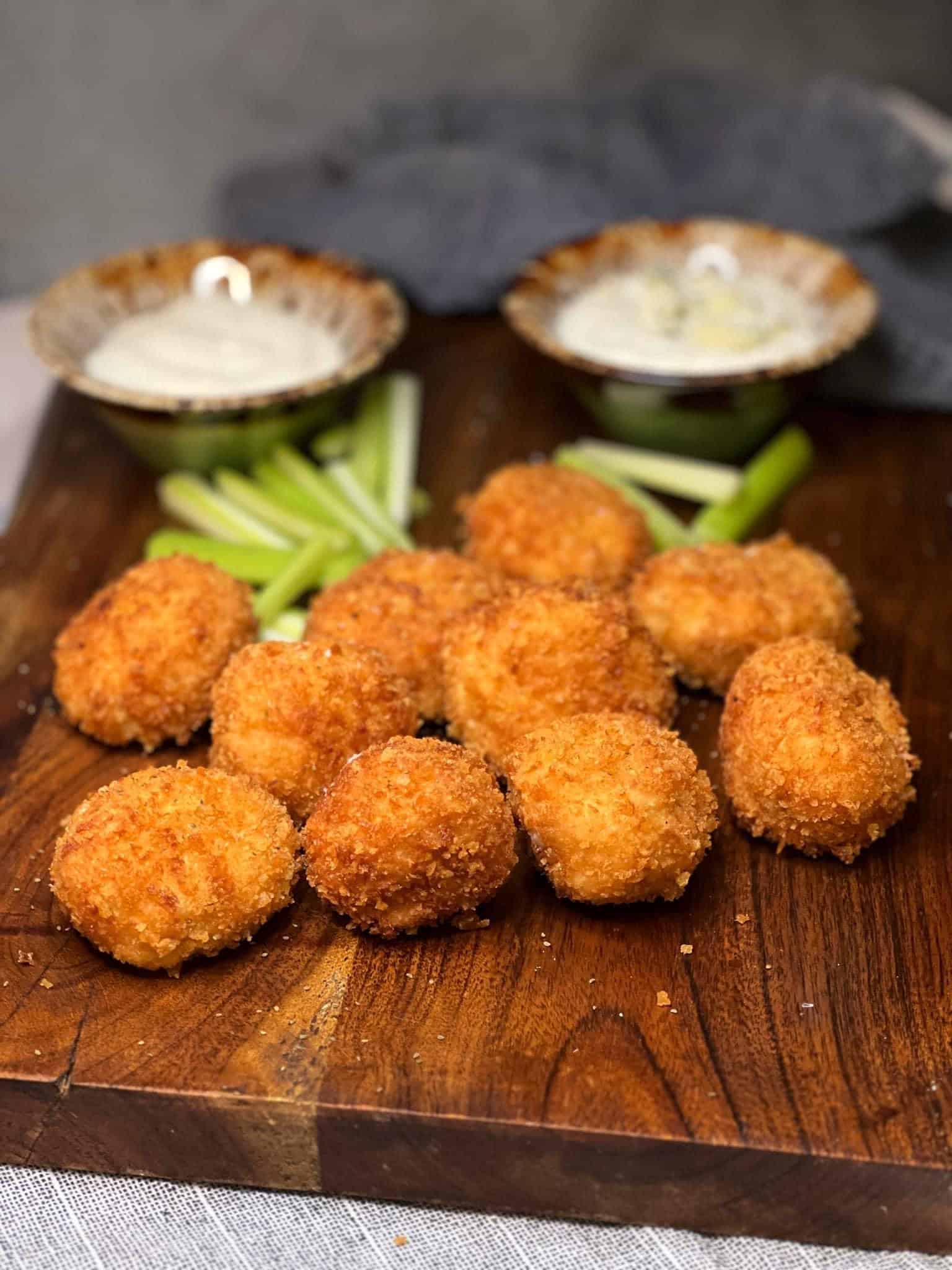 Cheesy Buffalo Chicken Croquettes | Charlotte Fashion Plate