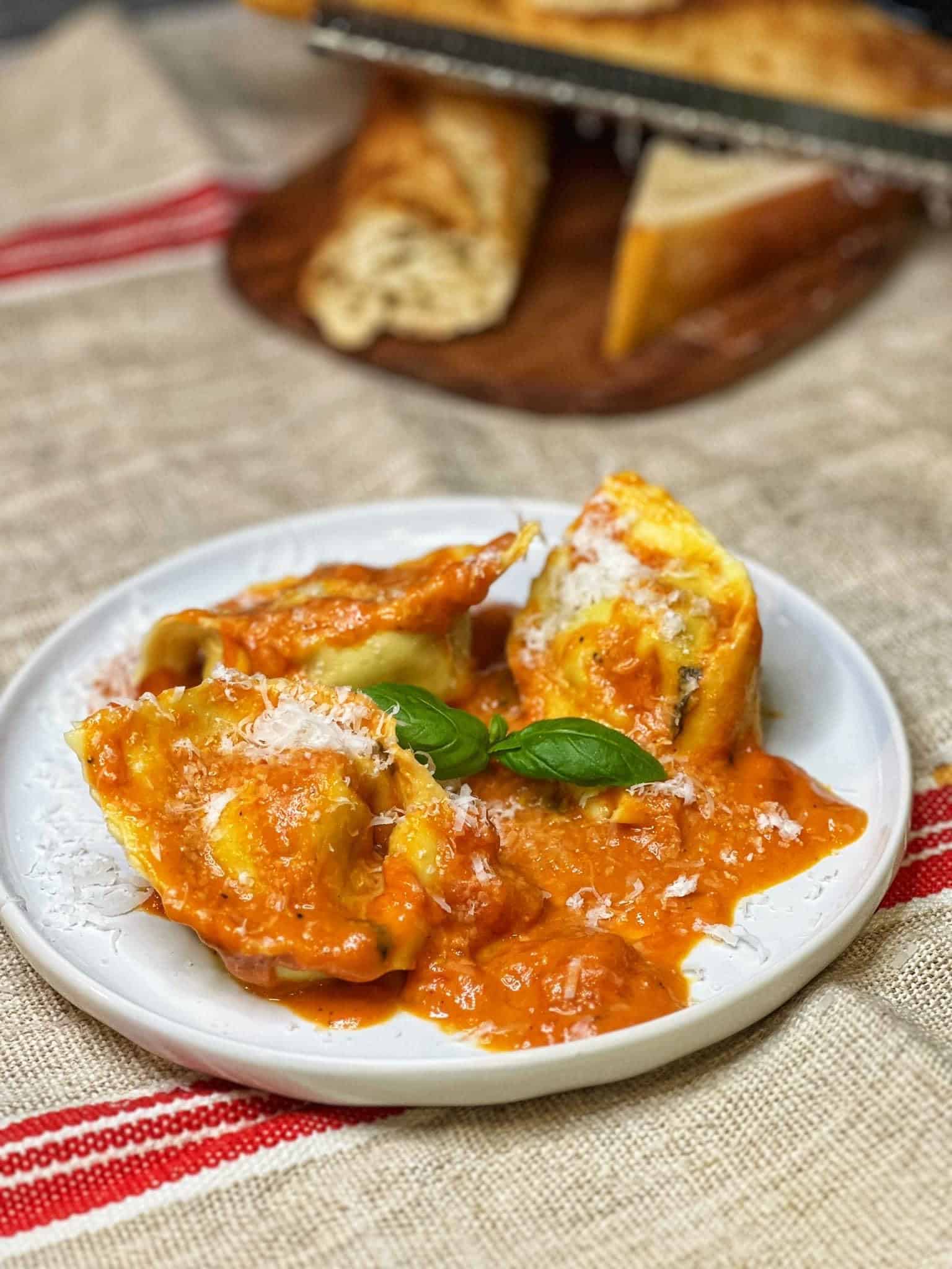 Sausage and Ricotta Cappellacci | Charlotte Fashion Plate