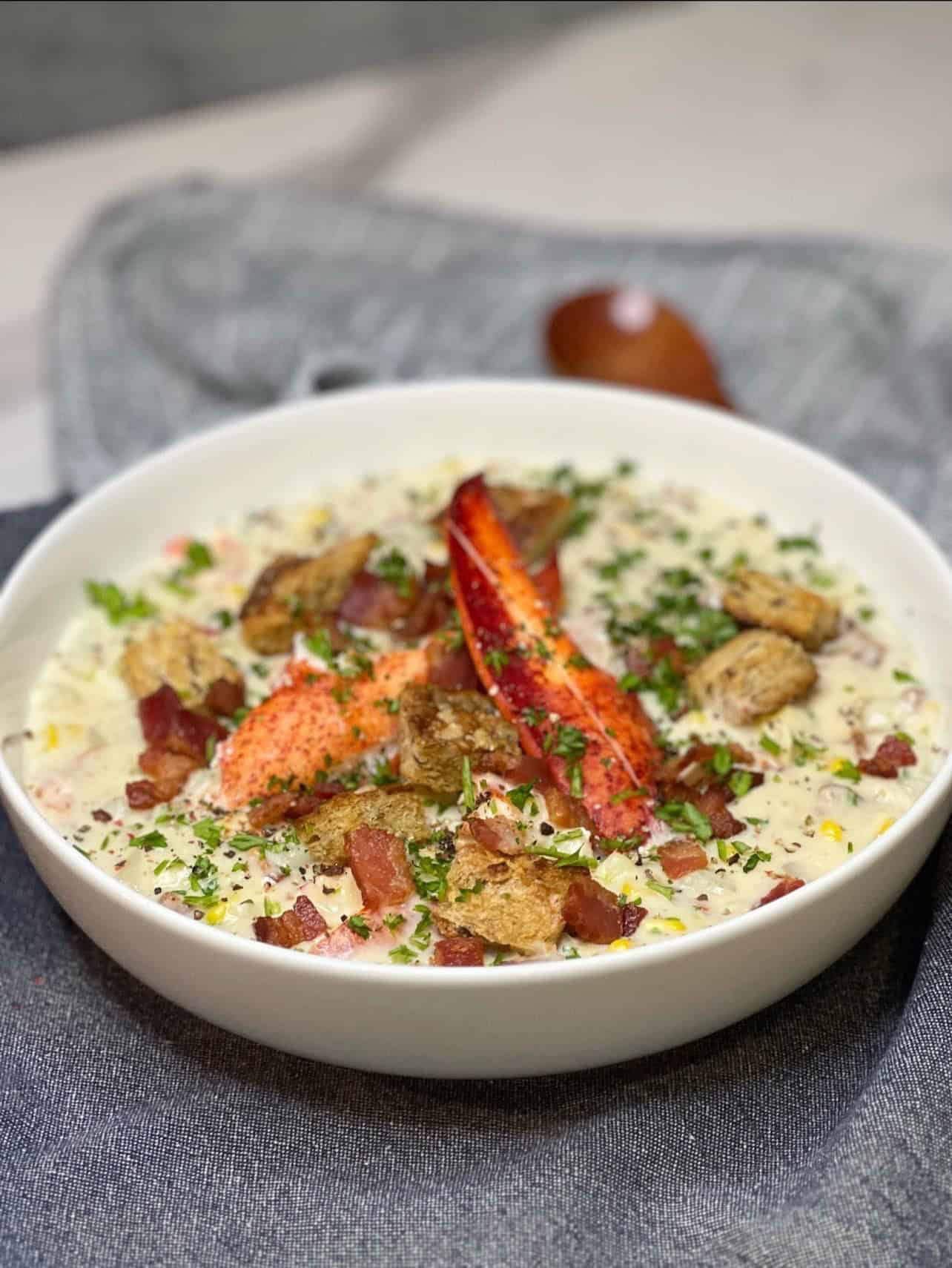 Homemade Lobster Corn Chowder | Charlotte Fashion Plate