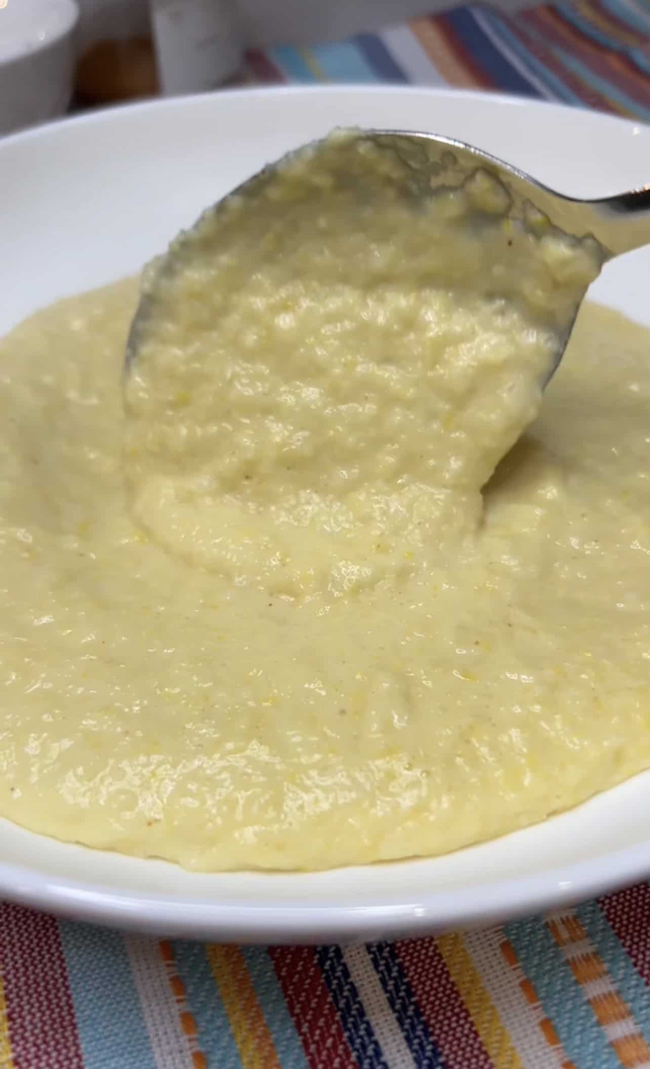 Spicy Fresh Corn Grits | Charlotte Fashion Plate