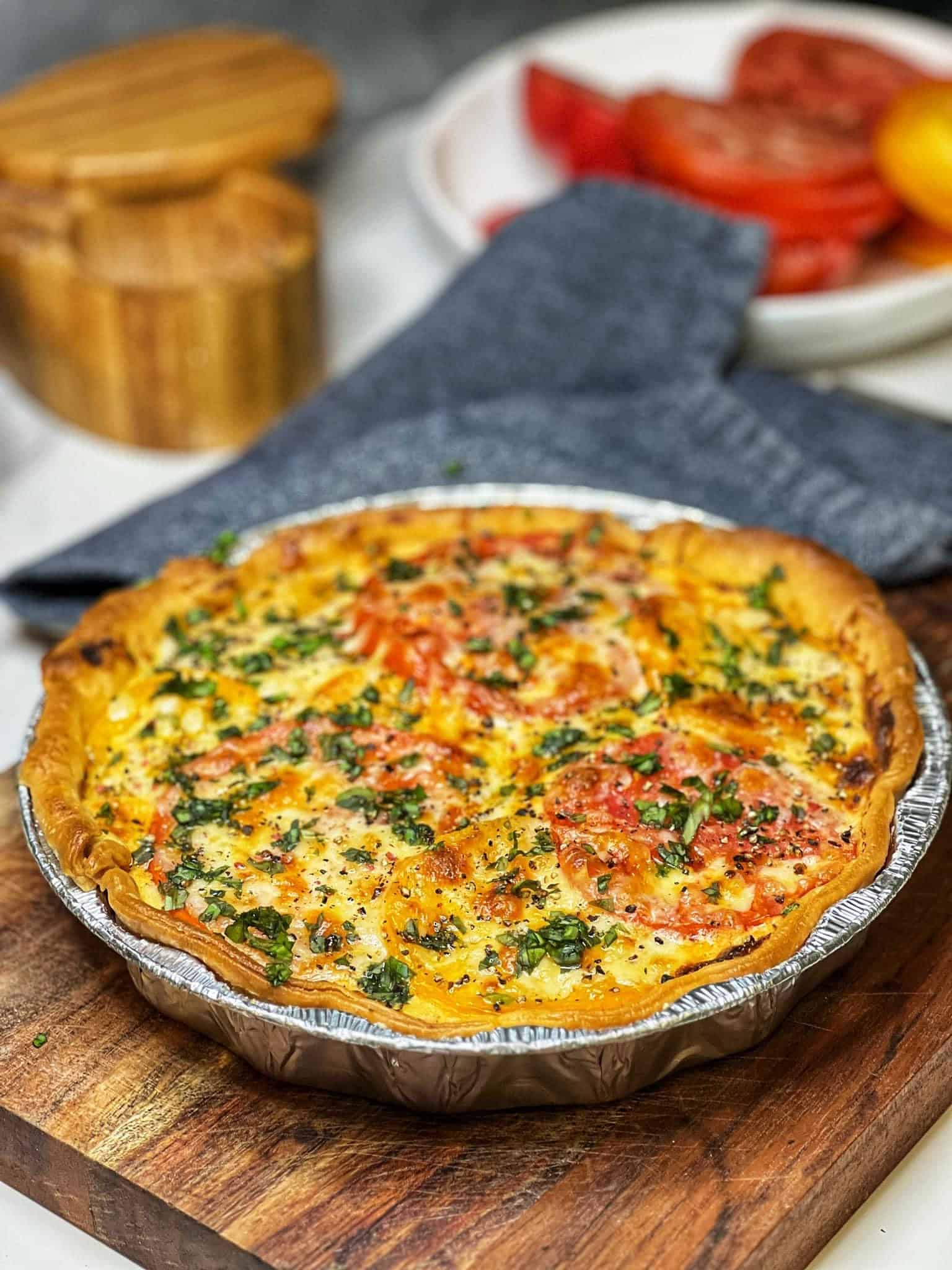 Heirloom Tomato Pie | Charlotte Fashion Plate