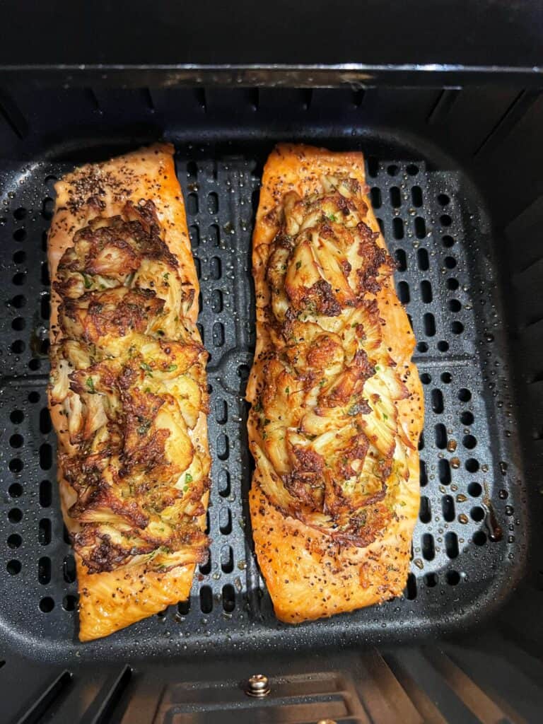 Lump Crabmeat Stuffed Salmon Charlotte Fashion Plate