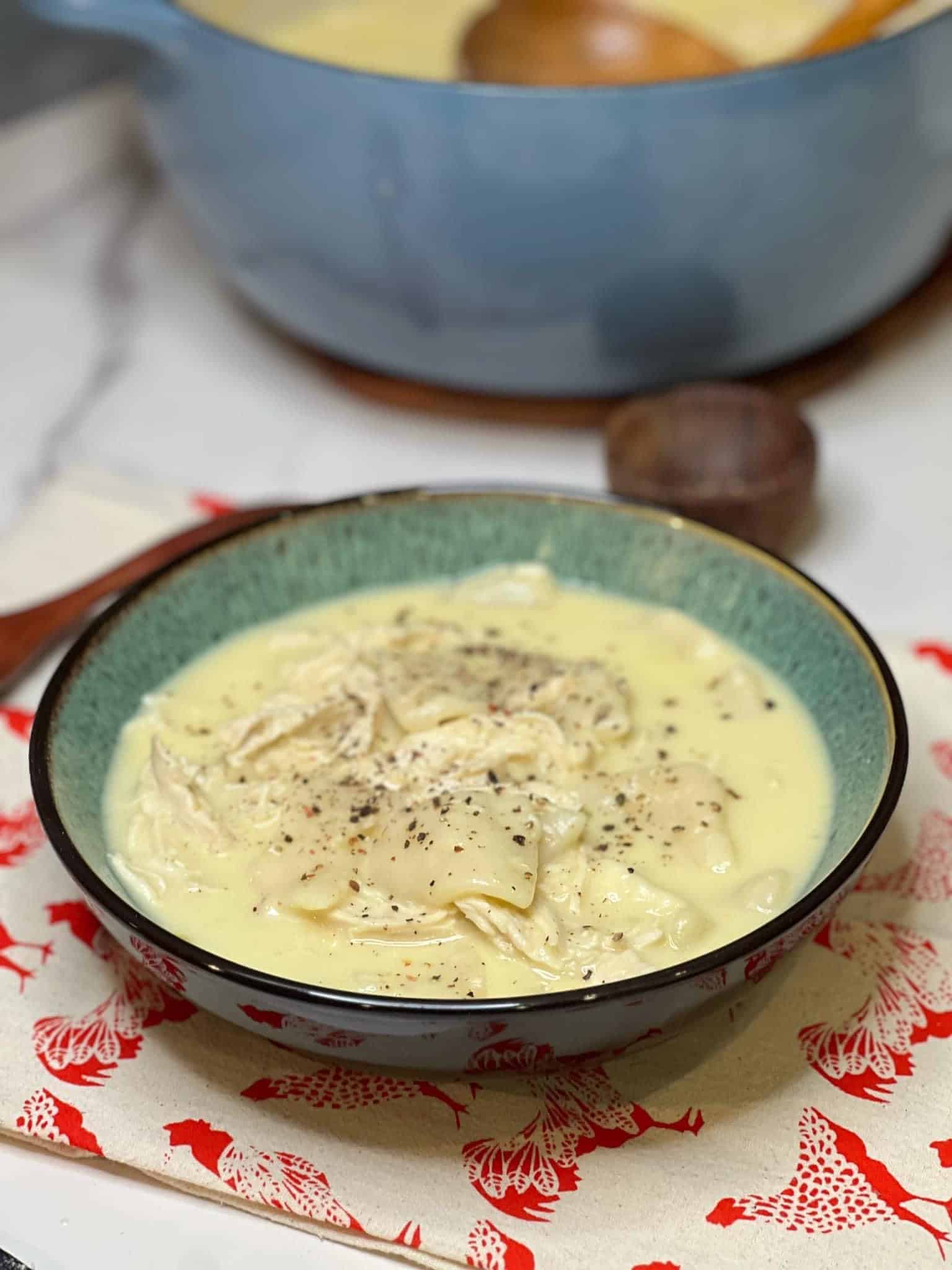 Homemade Chicken and Dumplings | Charlotte Fashion Plate