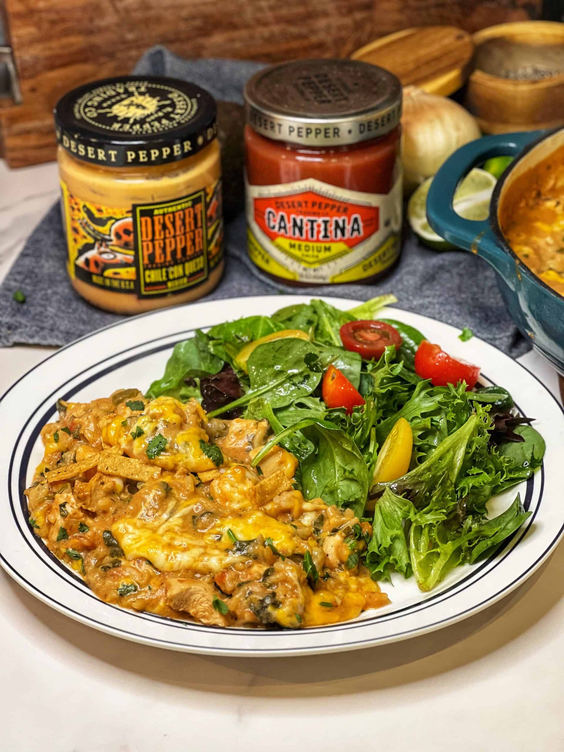 Spicy Chicken and Rice Casserole | Charlotte Fashion Plate