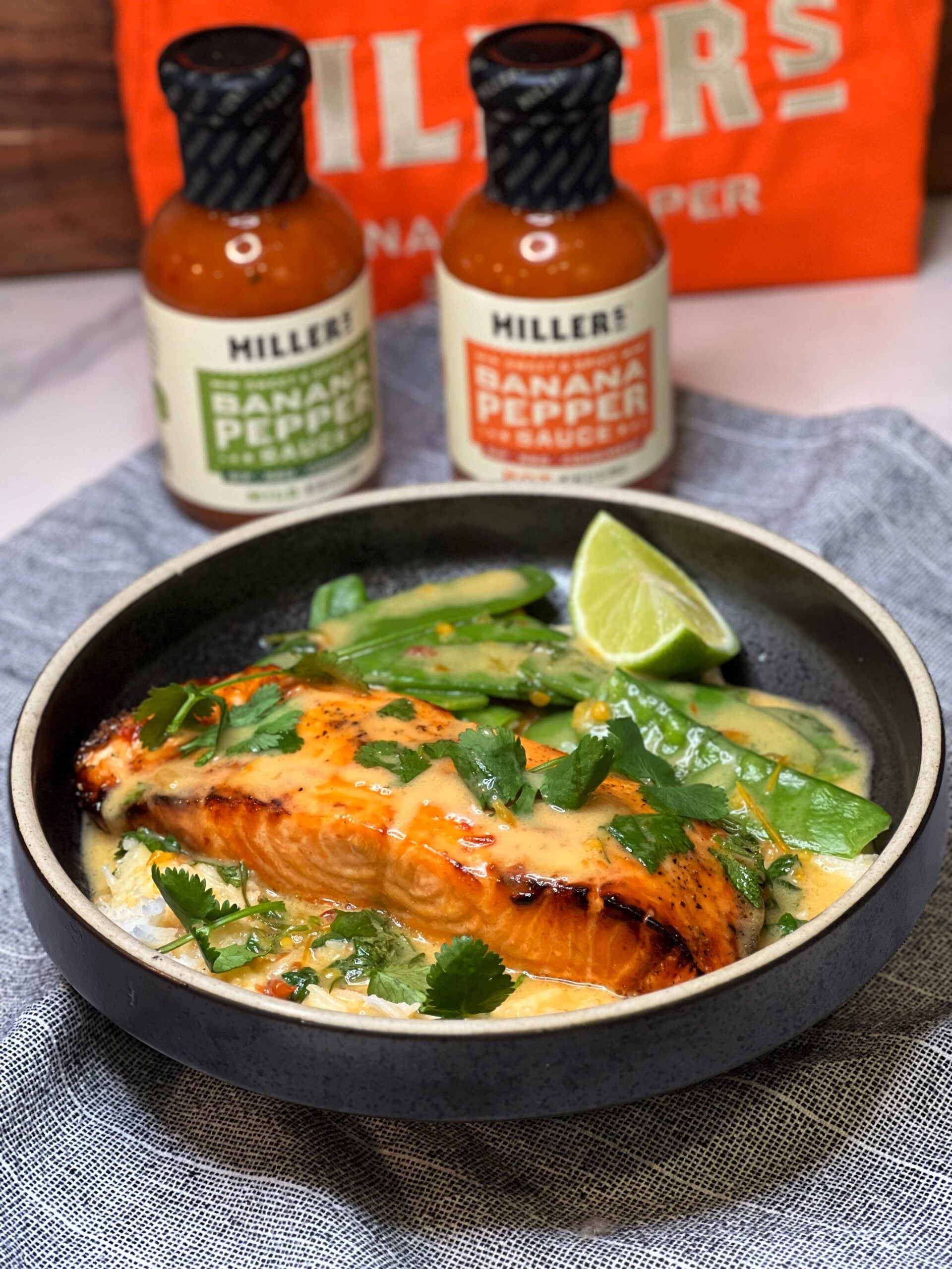 Sweet and Spicy Coconut Salmon | Charlotte Fashion Plate