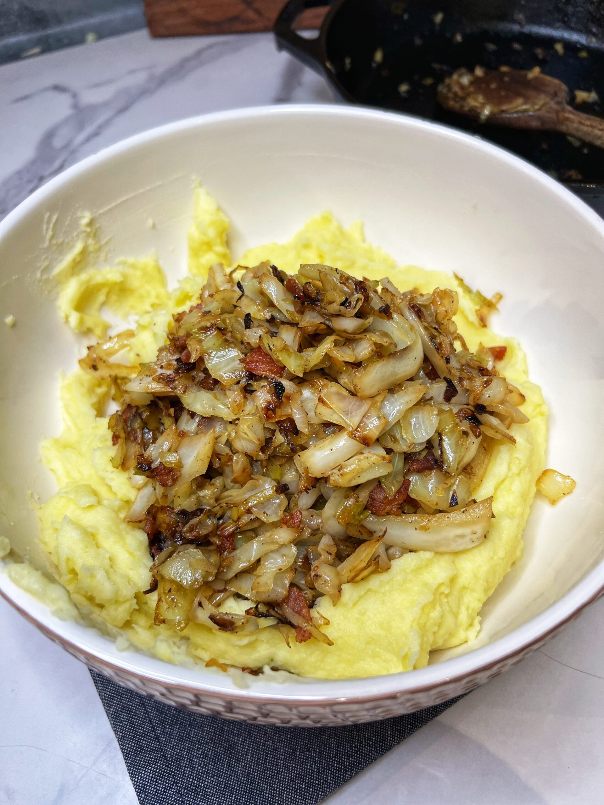 Irish Colcannon with Bacon | Charlotte Fashion Plate