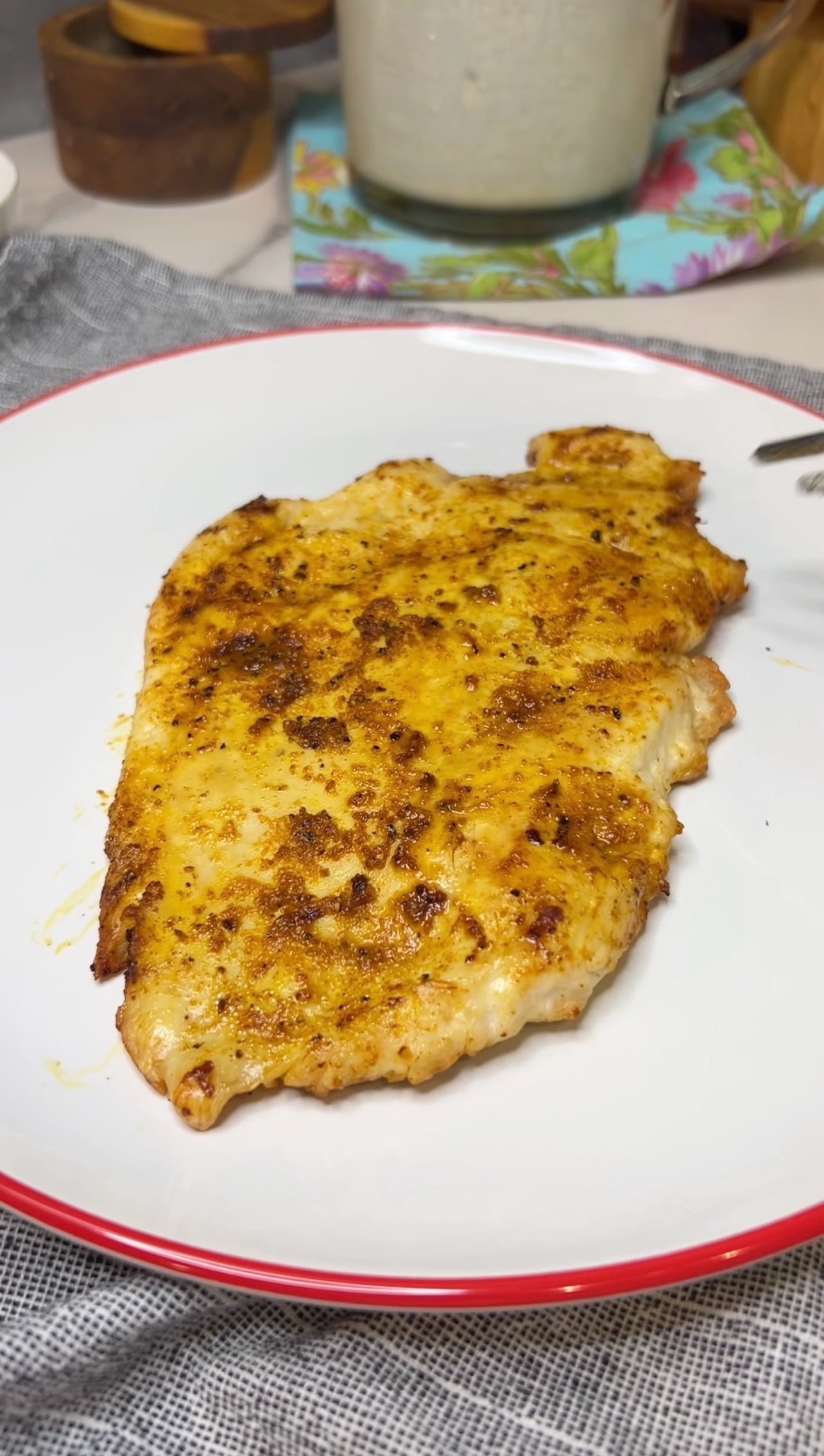 Flattened Air Fryer Chicken | Charlotte Fashion Plate