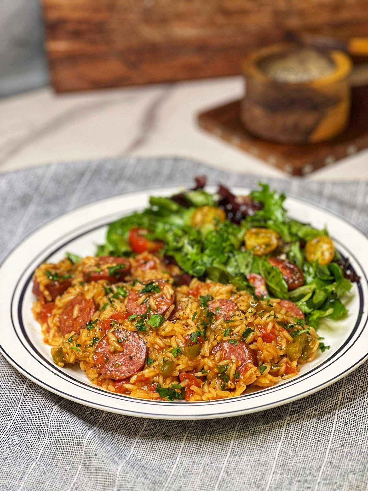 Kielbasa and Rice Skillet | Charlotte Fashion Plate