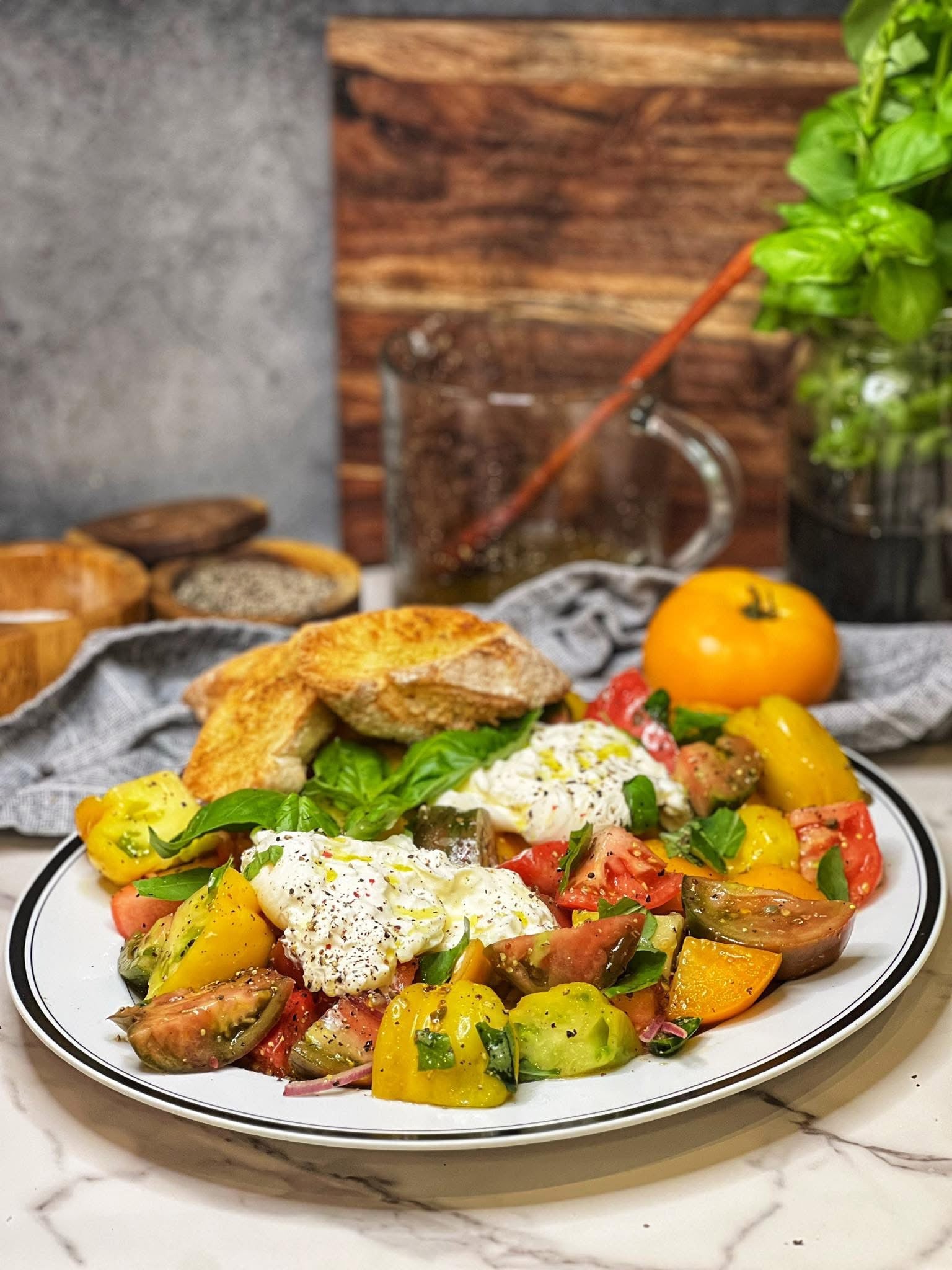 Heirloom Tomato Salad | Charlotte Fashion Plate