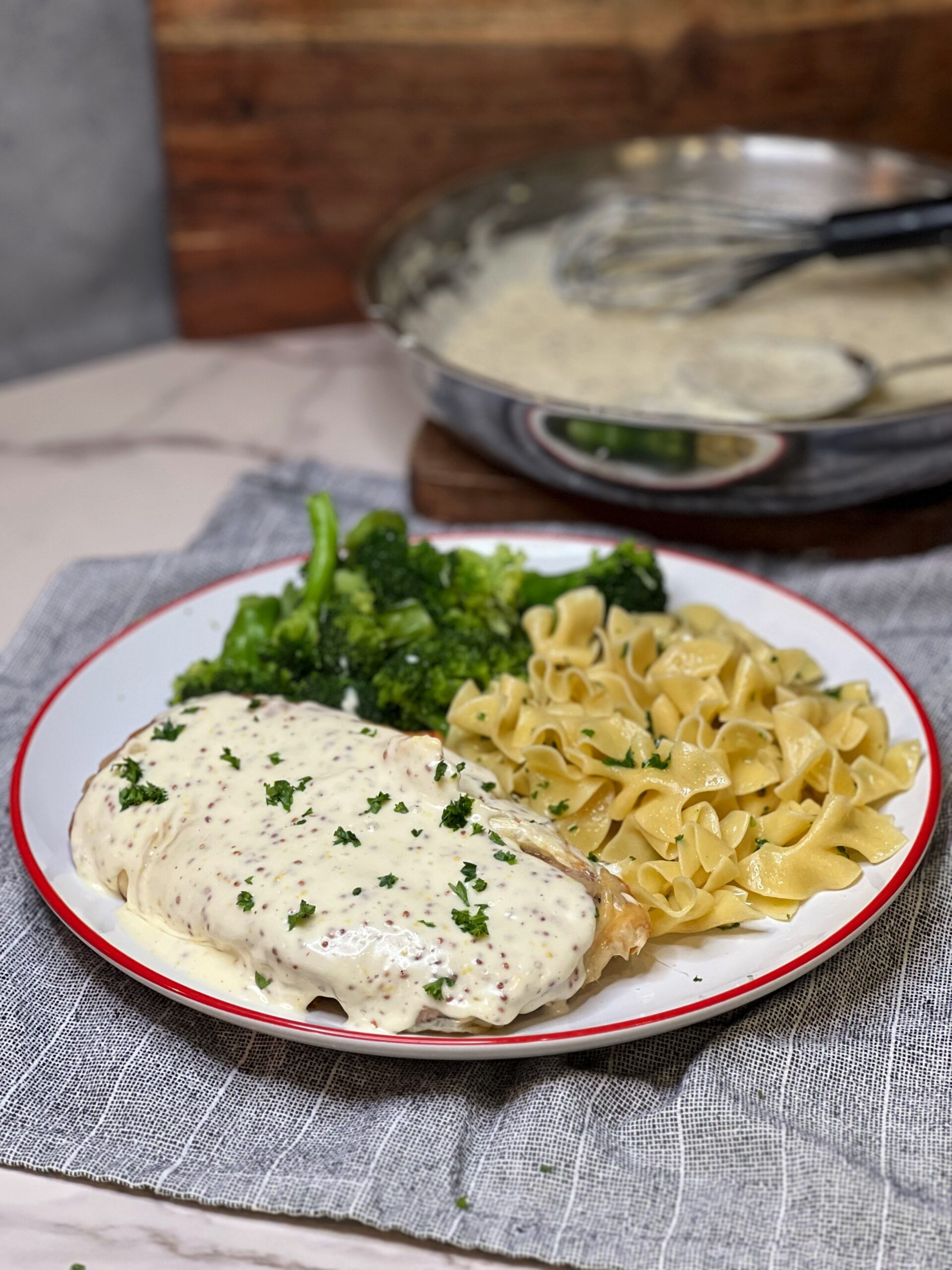 Deconstructed Chicken Cordon Bleu | Charlotte Fashion Plate