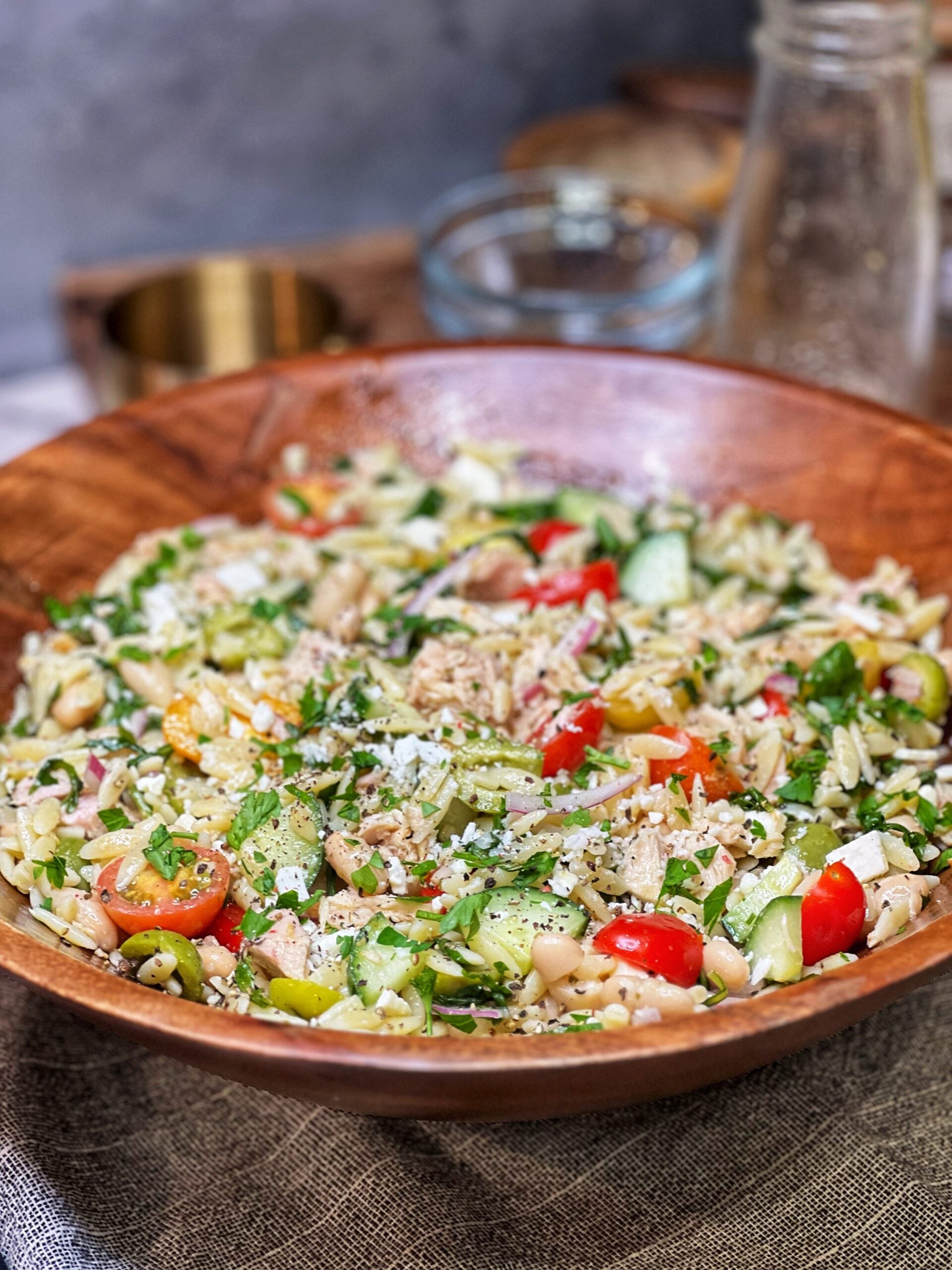 Canned Tuna Orzo Salad | Charlotte Fashion Plate