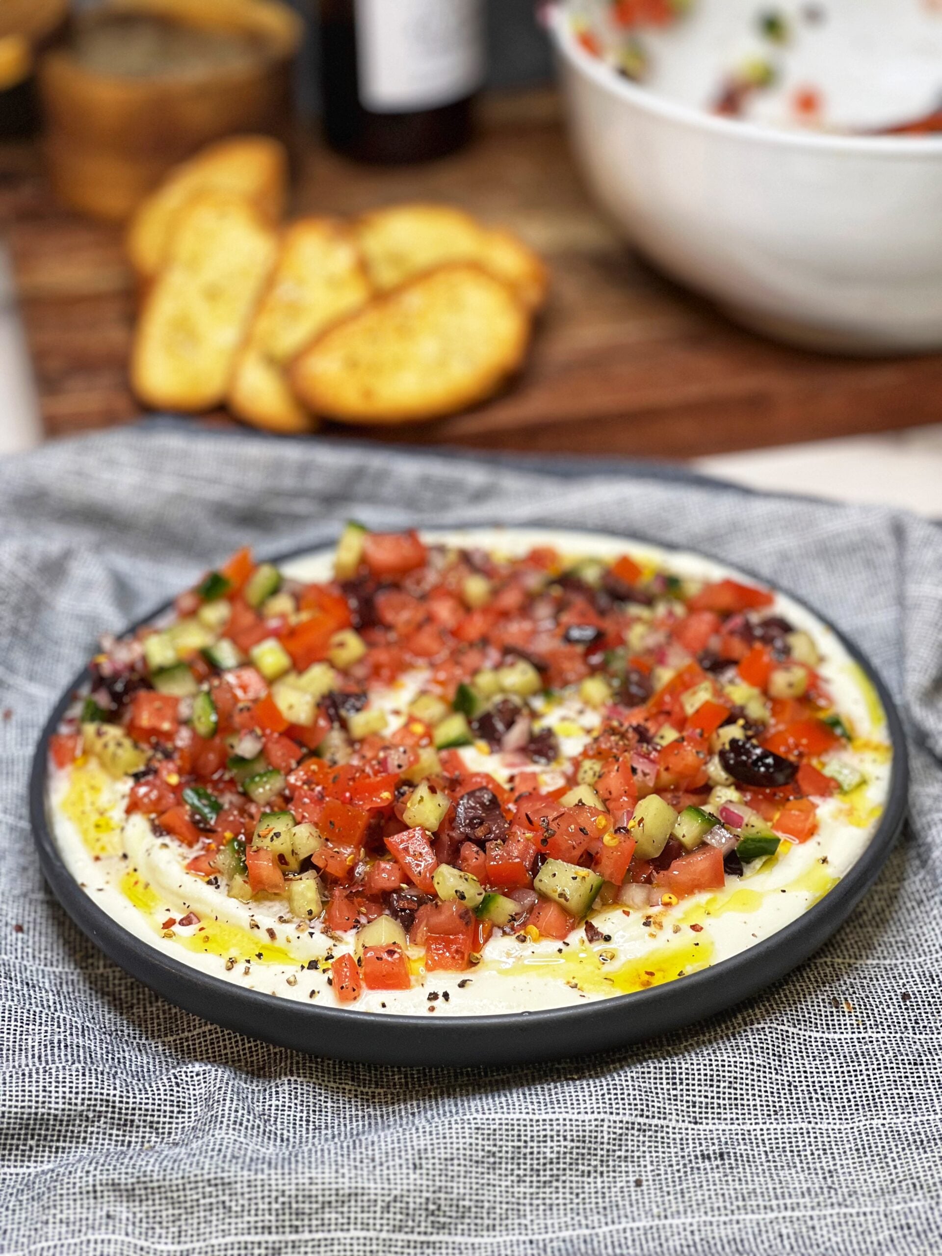 Whipped Feta Tomato Salad | Charlotte Fashion Plate
