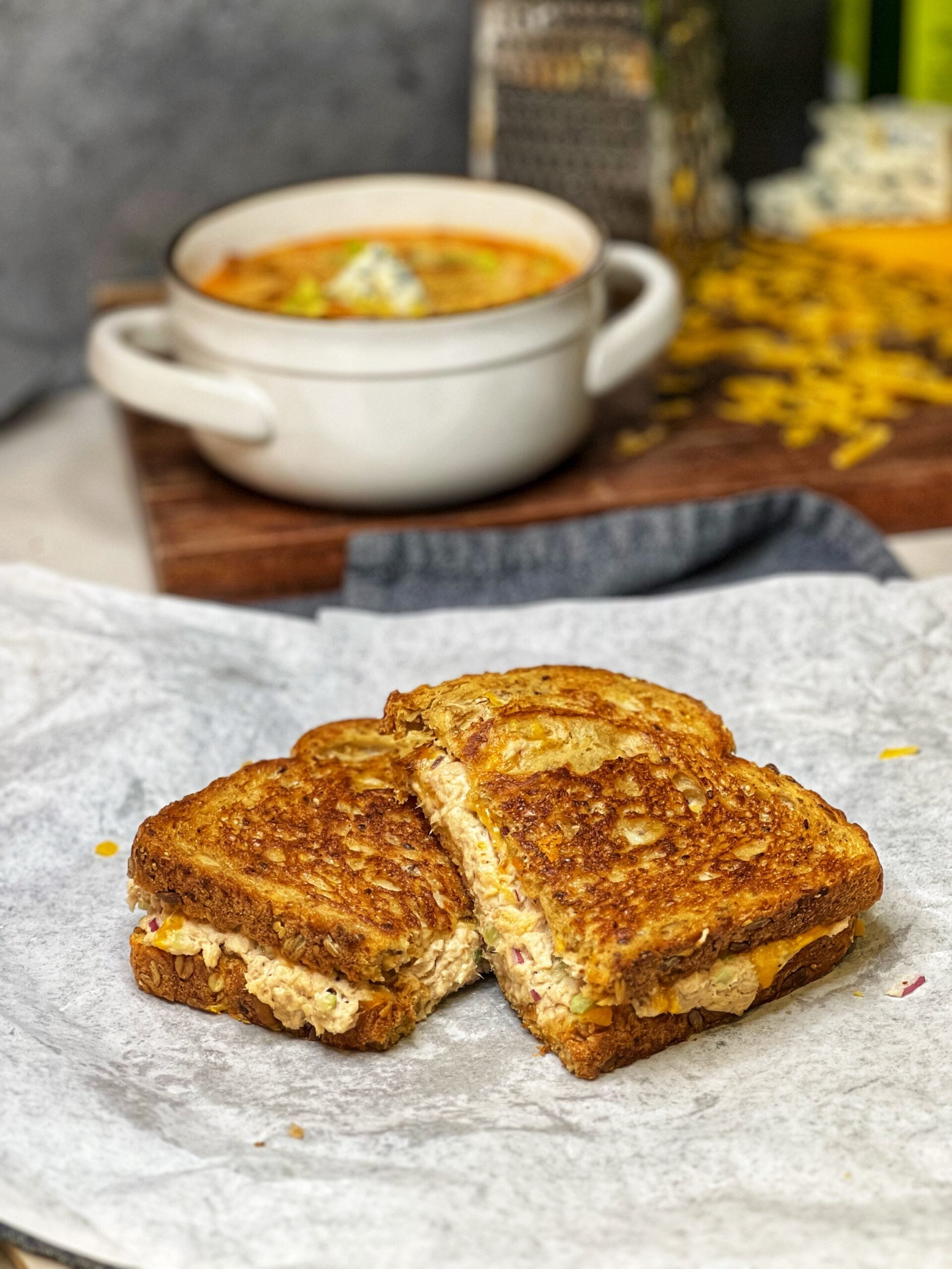 Classic Tuna Melt Sandwich | Charlotte Fashion Plate