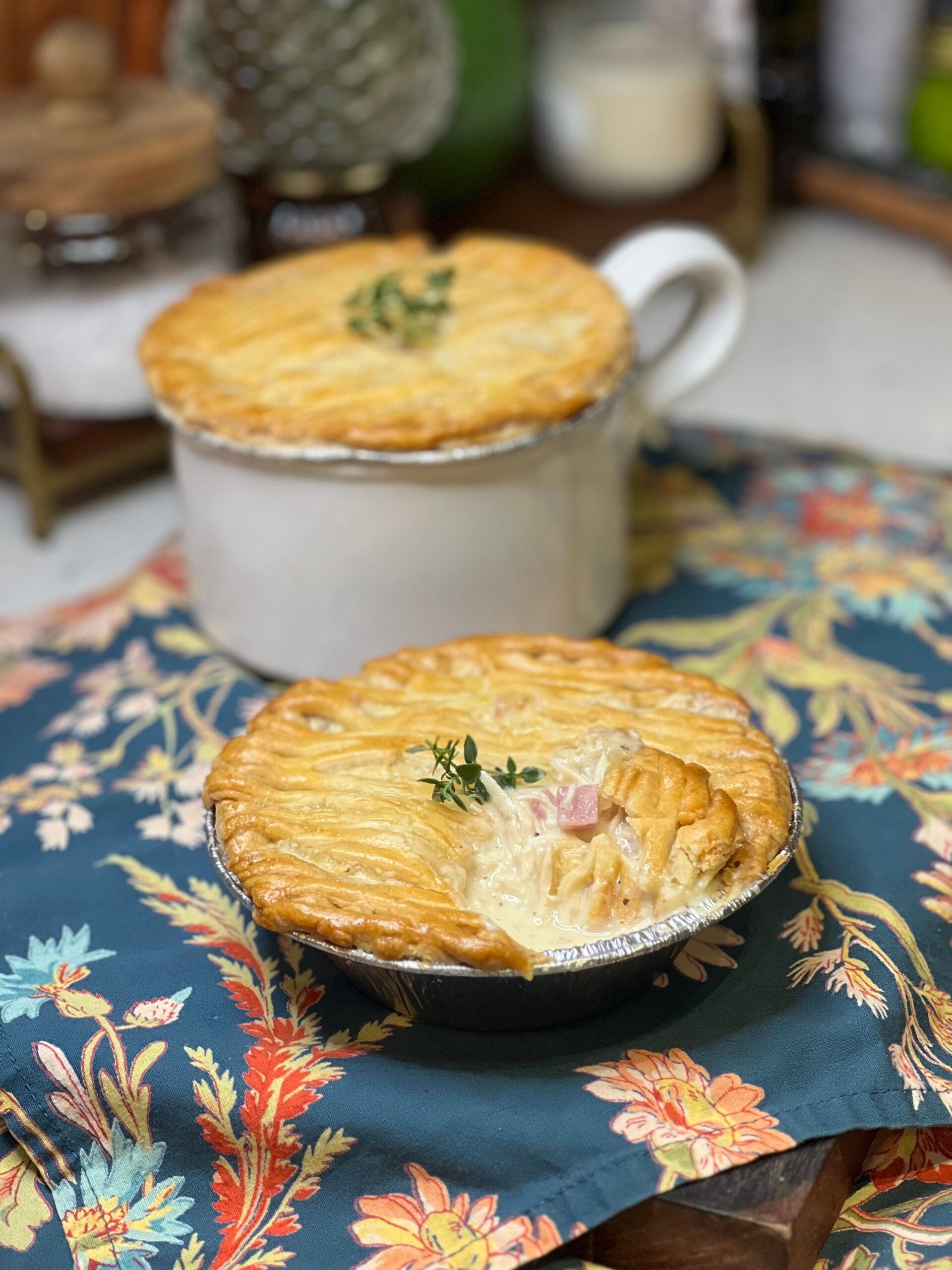 Chicken Cordon Bleu Pot Pie | Charlotte Fashion Plate