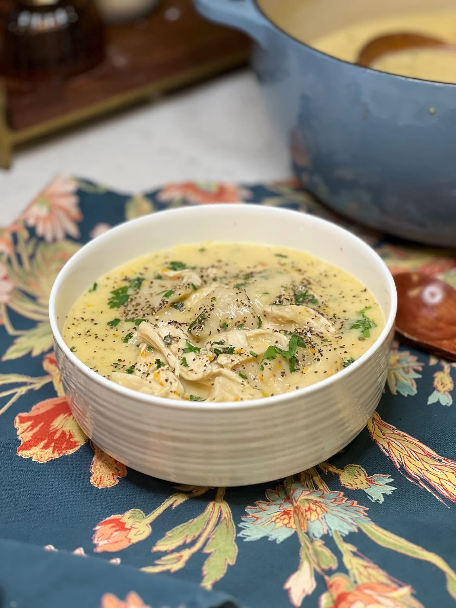 Homemade Chicken and Dumplings | Charlotte Fashion Plate